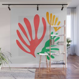 Abstract Collage Leaves: Matisse Series 02 Wall Mural