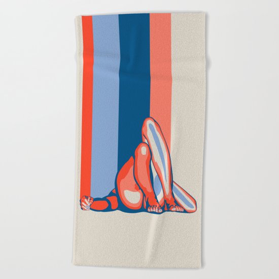 In The Sun Beach Towel