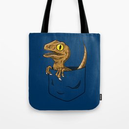 Pocket Raptor (Jurassic Park Velociraptor) Tote Bag