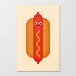 Hot Dog Canvas Print