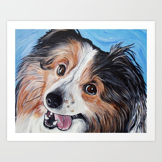 Sheltie Dog Art Print
