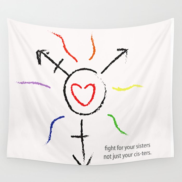 Cis-ters Wall Tapestry