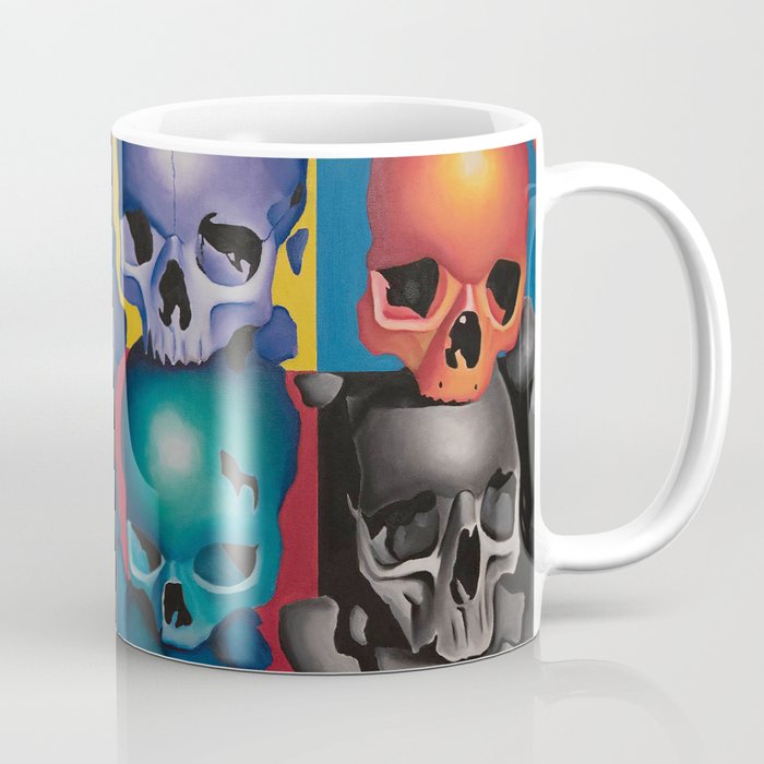 Pop Art Skulls Coffee Mug