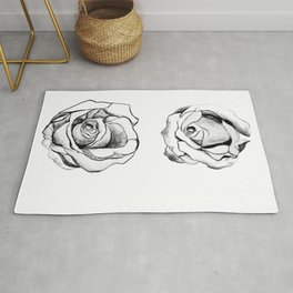Two Roses for my Friends Rug