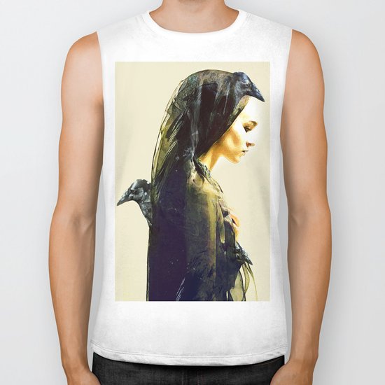 The carrier of ravens Biker Tank