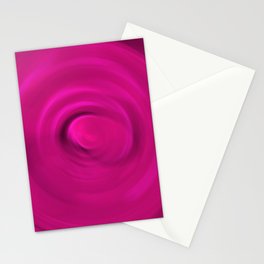 Purple fluid swirl Stationery Card