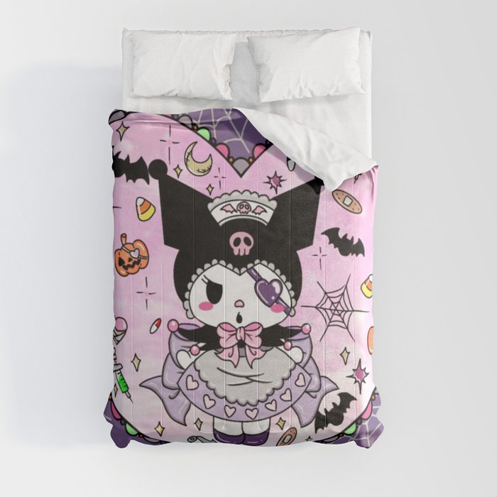 Halloween Kuromi Cat Comforter