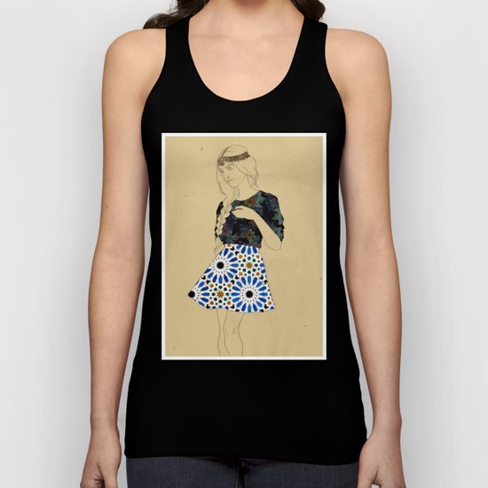 Majolica Lady Unisex Tank Top