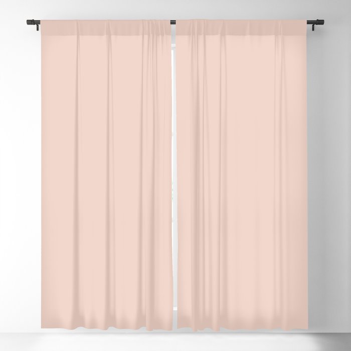 Pink Sand Pale Rose Gold Nude Blackout Curtain