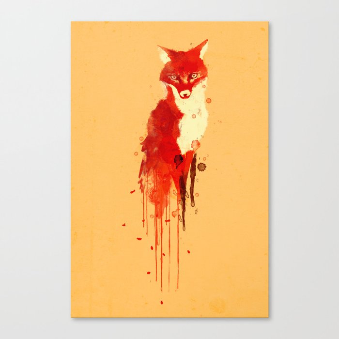 The fox, the forest spirit Canvas Print