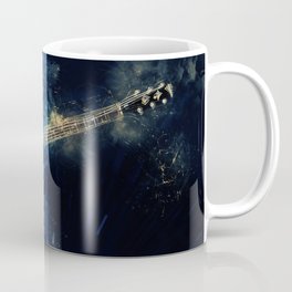 Electric Blue Guitar Coffee Mug