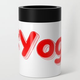 "#Yoga" Cute Design. Buy Now Can Cooler