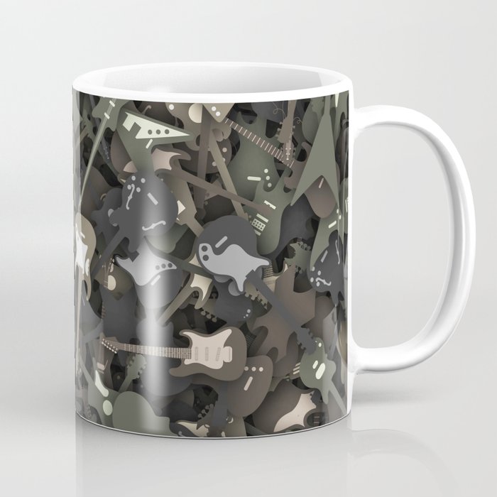 Guitar camouflage Coffee Mug