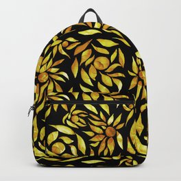 Black gold foliage  Backpack