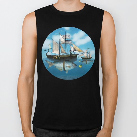 Sea Journey Biker Tank