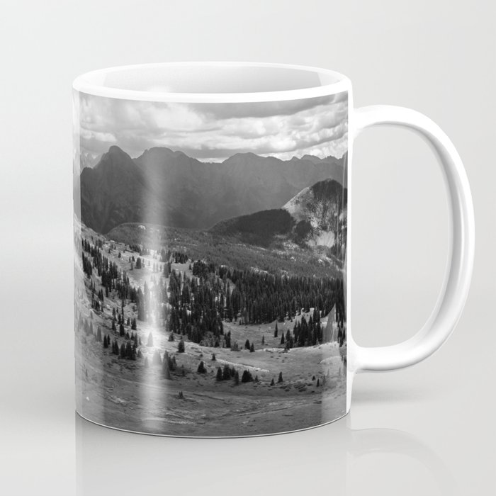 Wilderness Ahead Black-and-White Coffee Mug