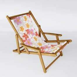 Tropical Plumeria Flowers Sling Chair