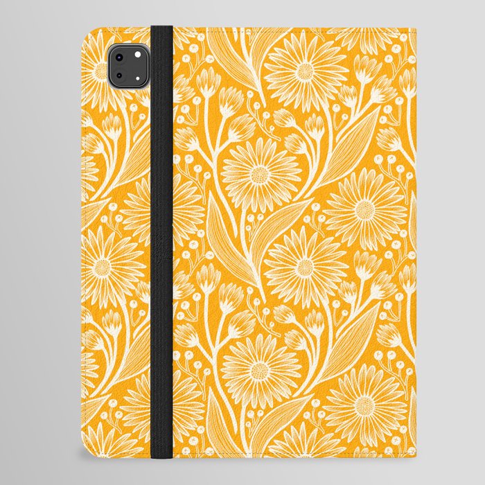 Saffron Coneflowers iPad Folio Case