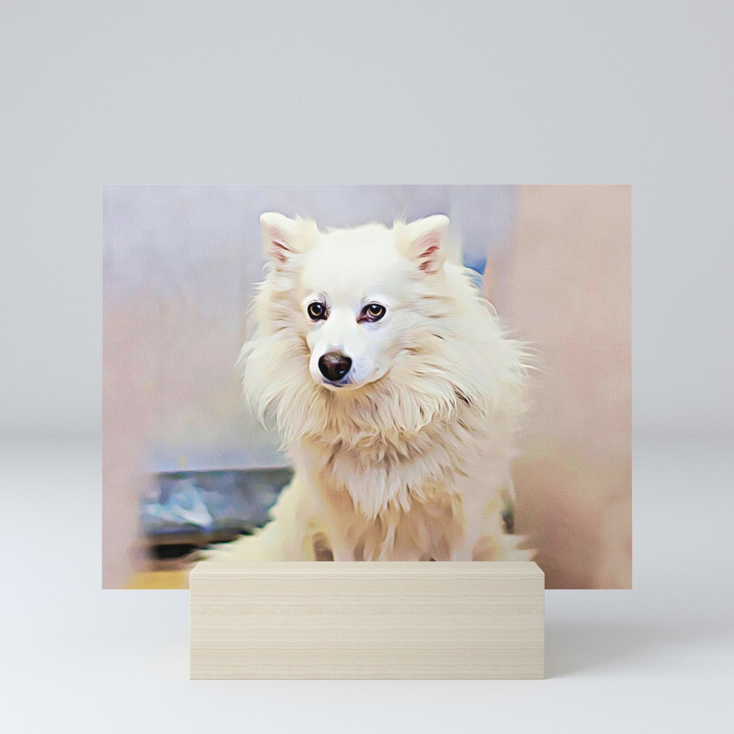 American Eskimo Dog Mini Art Print By Ritmoboxerdesigns Society6