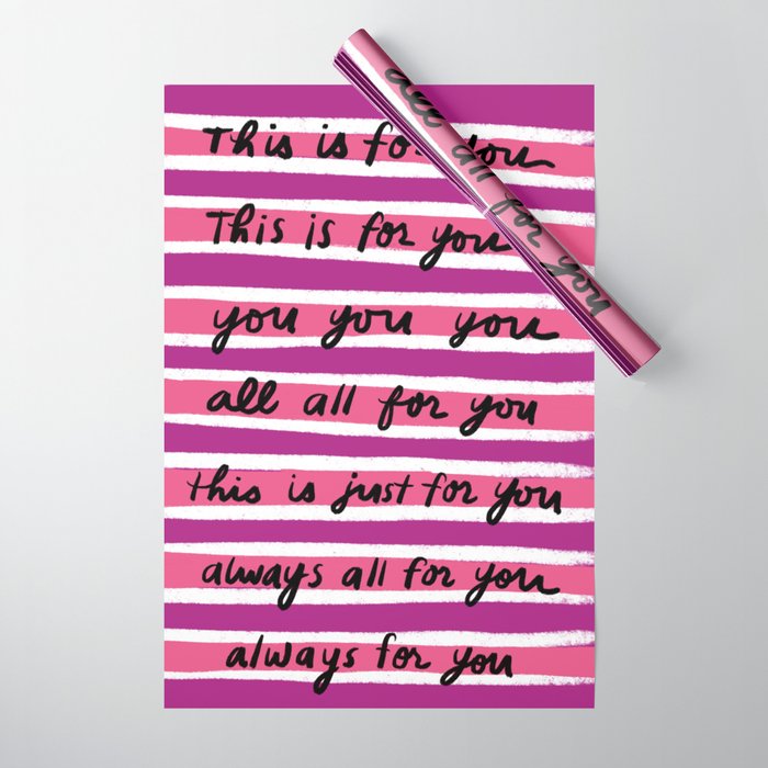 Pink Rap for Rox Wrapping Paper
