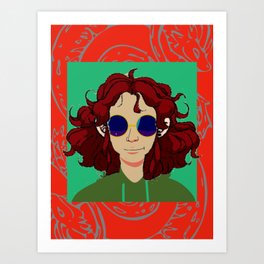 Loptr, that cool dude  Art Print