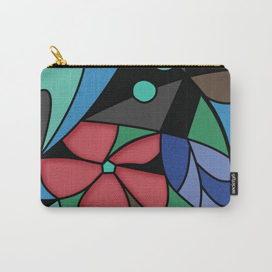 Abstract pattern Mosaic . Carry-All Pouch
