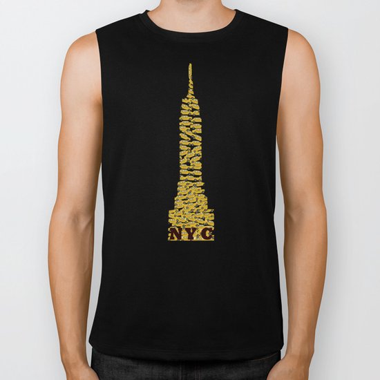 empire state nyc (mini) Biker Tank