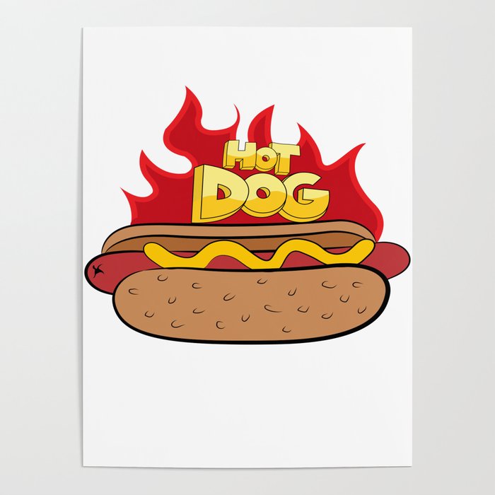 Hot Dog Poster