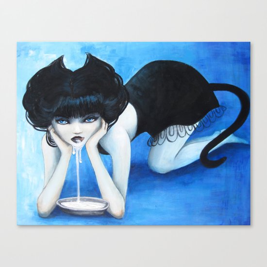 Selina the Cat Girl Canvas Print