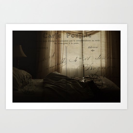 Waking up in Paris Art Print