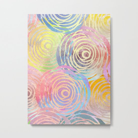 Summer Pattern Metal Print