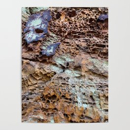 Like an Alien Planet, Rock Ledges Abstract Nature No. 1 Poster