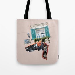 Psychedelic Gemmayzeh - Beirut  Tote Bag