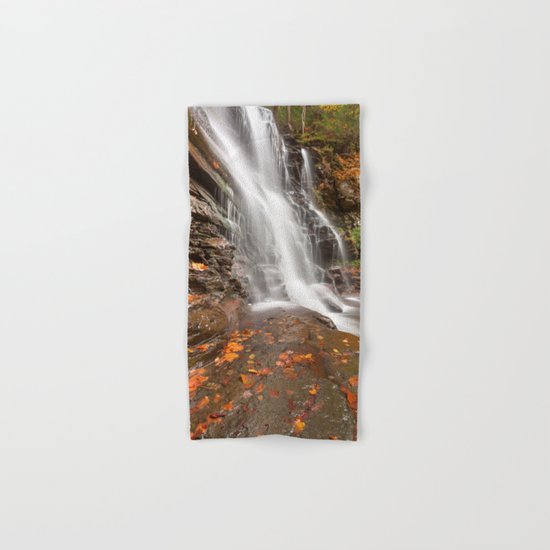Autumn Ganoga Falls Hand & Bath Towel