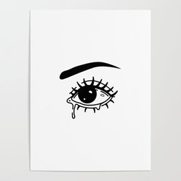 crying eye Poster