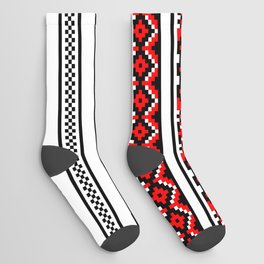 Ukrainian Folk Design Socks