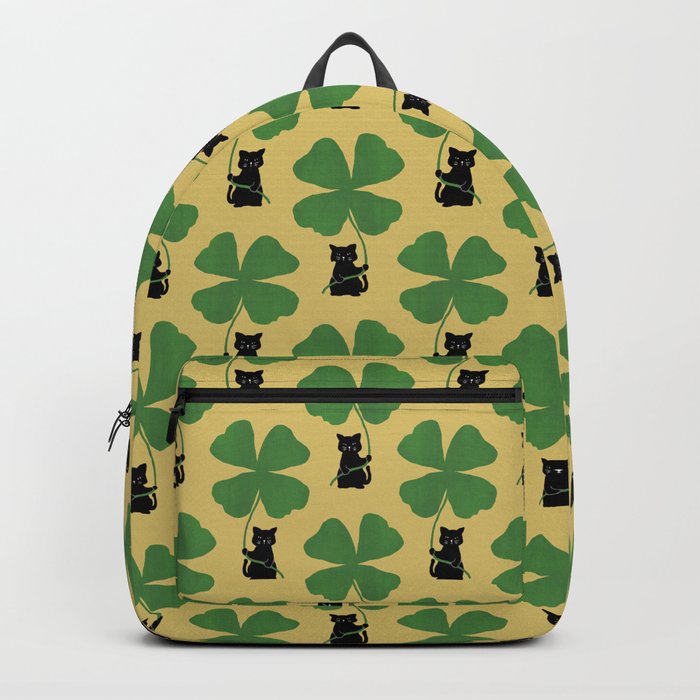 Cat with clover Art Print by Picomodi | Society6