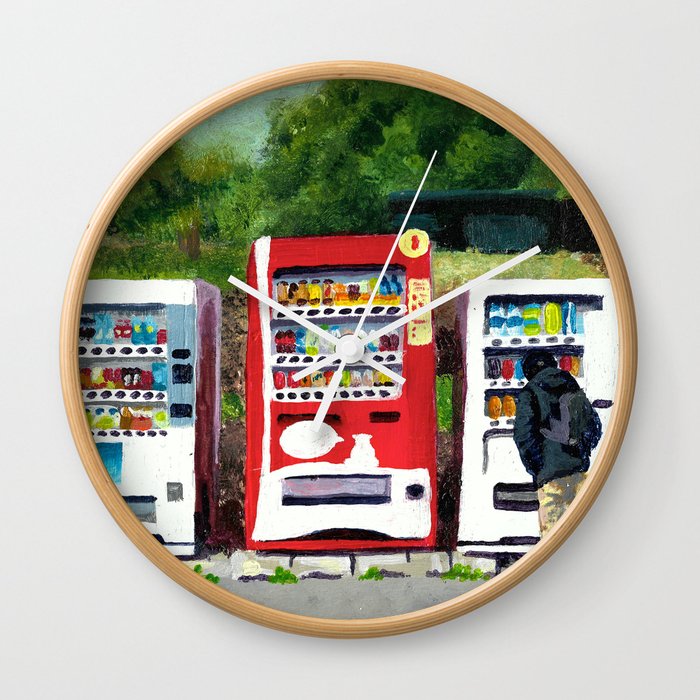 Vending Machines in Japan Wall Clock