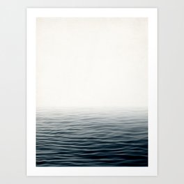Misty Sea I - Abstract Waterscape Art Print