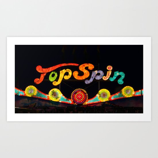 Top Spin Art Print