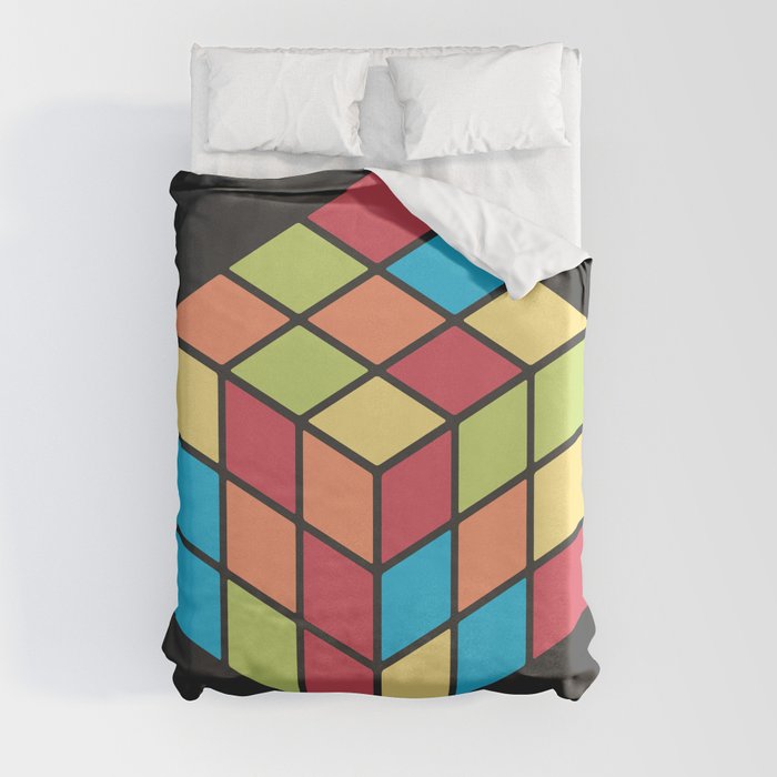 #68 Rubix Cube Duvet Cover