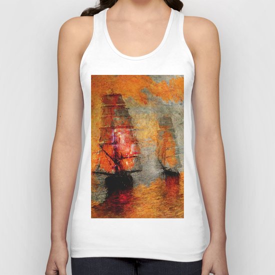 melancholic boats Unisex Tank Top