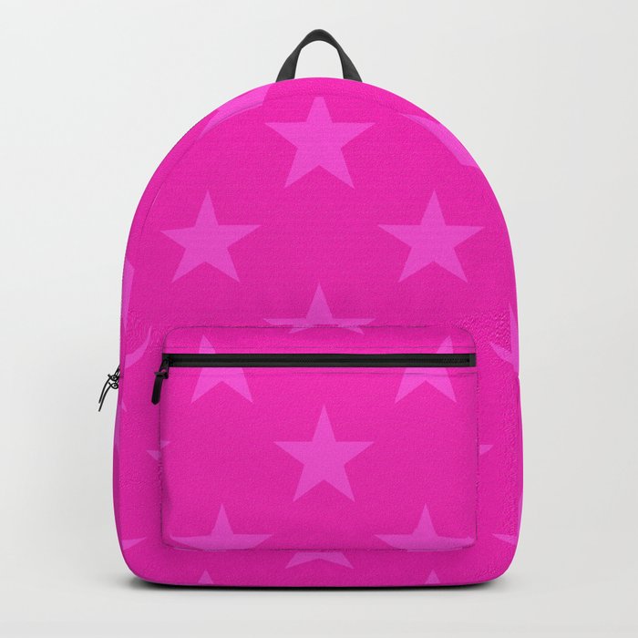 Pink stars pattern Backpack