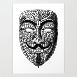 Guy Fawkes Art Prints For Any Decor Style Society6