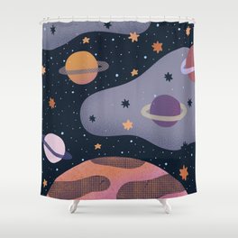 Cosmos #3 Shower Curtain