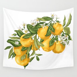 Fresh modern oranges Wall Tapestry