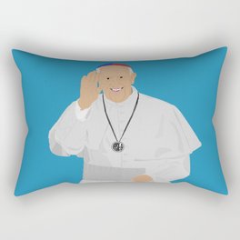 Pope Francis - San Lorenzo version Rectangular Pillow