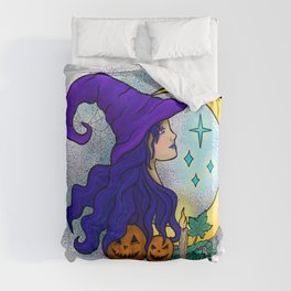 Witchy night Duvet Cover