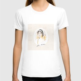 Portrait of a lady writer - Jane Austen T Shirt