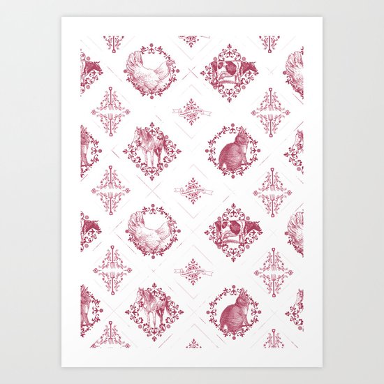 Animal farm II Art Print